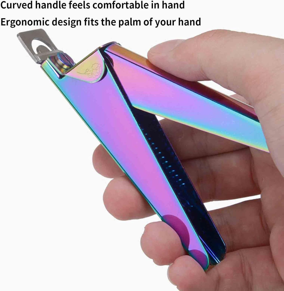 NAILWIND Acrylic Nail Clipper, 1 Pcs Professional Gel False Nails Tips Cutter, Fake Nail Clippers, Cutter Trimmer Stainless Steel Manicure Nail Art Tools (GOLD) - Image 5
