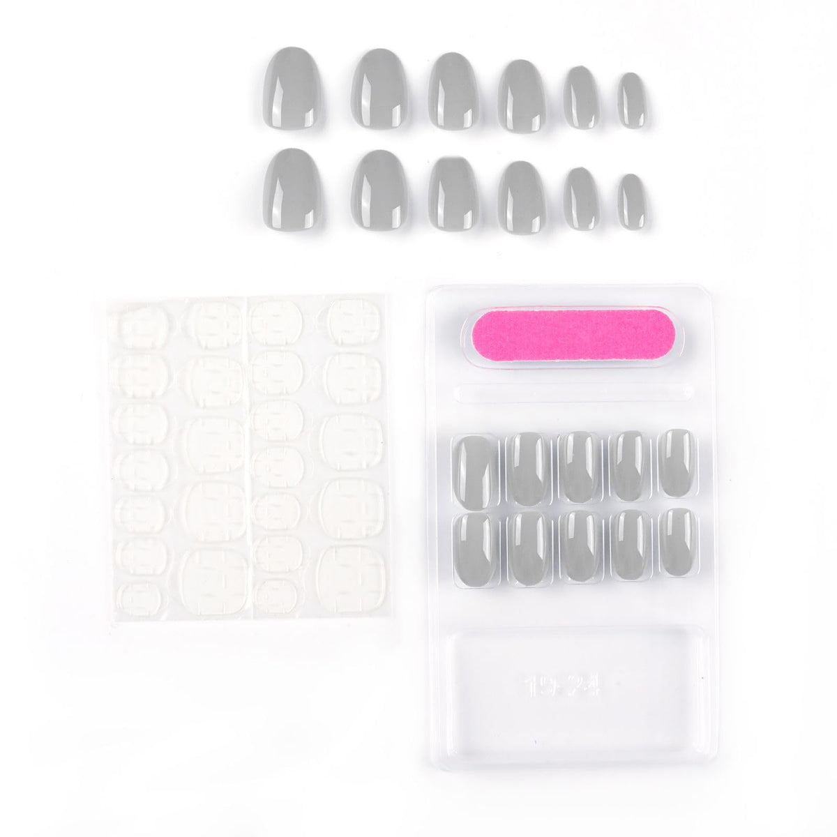 NAILWIND 24 Natural French Short False Nails Acrylic Full Cover Nails,Natural Fake Nails Delicate & Comfortable for Women and Girls (N25, 24 Count -Pack of 1) - Image 3