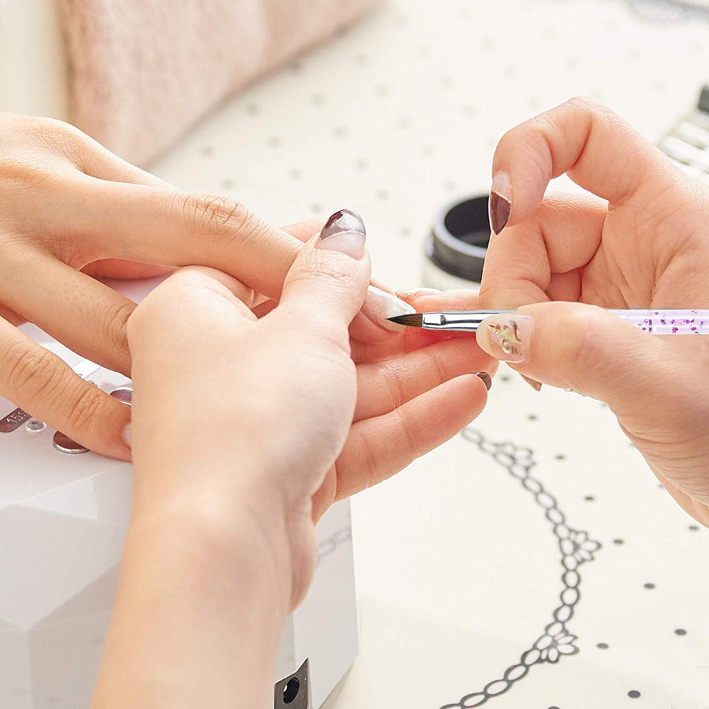 NAILWIND Acrylic Nail Art Brushes, 5 pcs Double Ended Nail Liner Brush Dotting Pen Point Drill Drawing Tools, nail Art Designs - Image 8