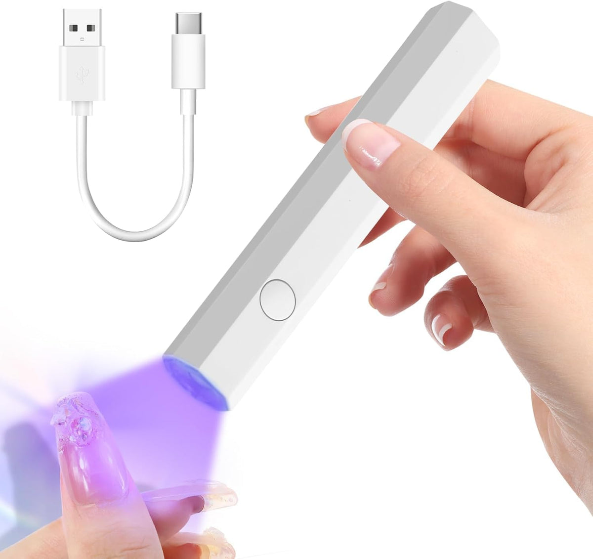 NAILWIND Professional UV/LED Nail Lamp, UV Light for Gel Nails, Quick-Dry UV Light for Nails, Gel Polish, Nail Tips, Poly Gel Extension Resin, Manicure,Soft Gel Tips, Nail Dryer, DIY Nail Art