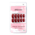 NAILWIND 24 Press on Nails | Natural French Short False Nails | Acrylic Full Cover Nails | Natural Fake Nails Delicate & Comfortable for Women and Girls (V-11)