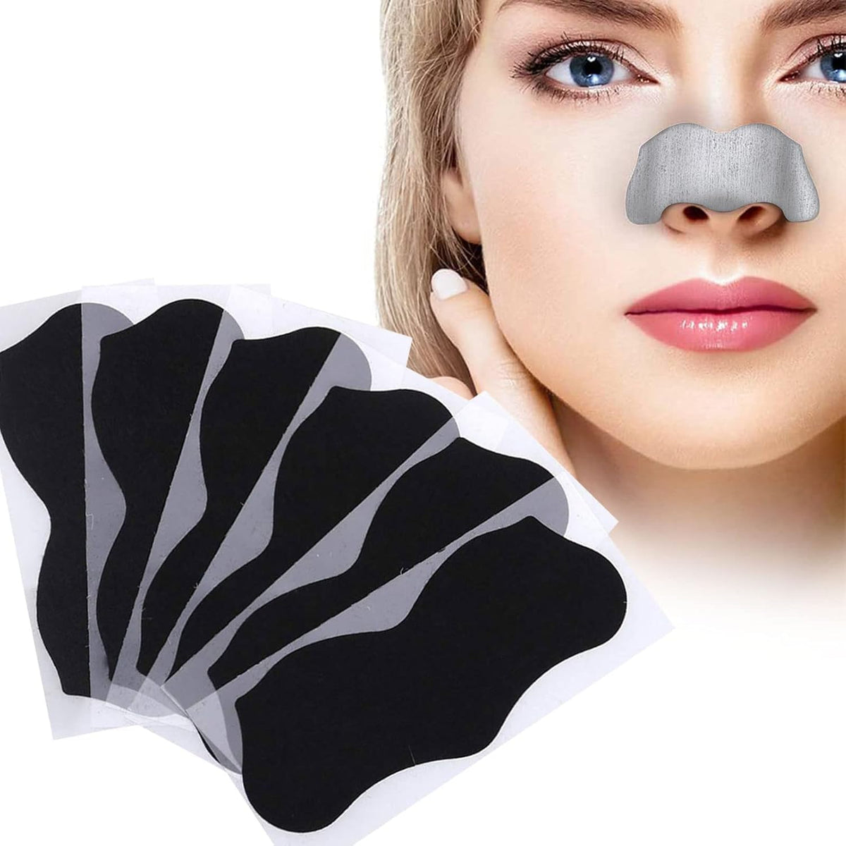 COSLUXE Nose Strips, Pore Strips for Blackheads, Nose Pore Blackhead Remover, Deep Cleansing for Men & Women, 10 Strip in Pack of 1 - Image 5