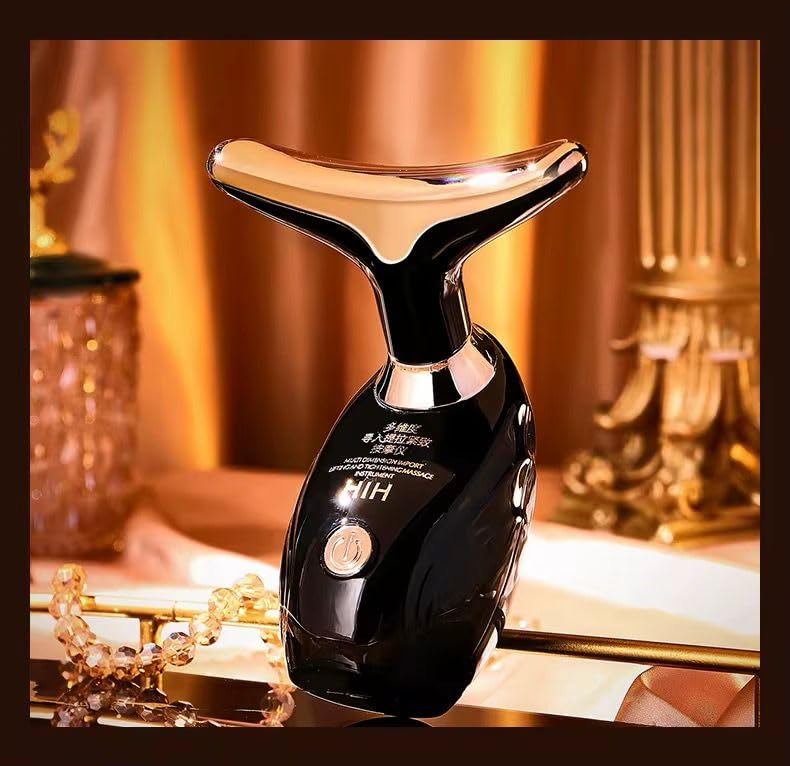 COSLUXE Multi functional Facial Massager, Beauty Face Massager for Face and Neck, Facial Massager for Skin Care, Wrinkle Reduction, Skin Tightening, Blood Circulation Boost - Ergonomic & Travel-Friendly - Image 5