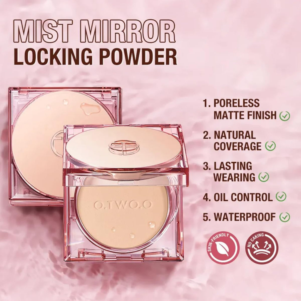 O Two O Matte Finish High Classic Setting Waterproof & Long-Lasting Makeup, Compact Face Powder, Pressed Powder Foundation 12g (03 - Natural nude, 12g) - Image 6