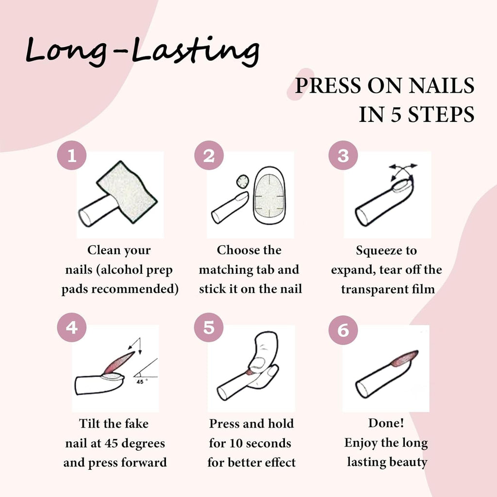 NAILWIND Almond Press On Nails Medium, Nude chrome, Short Soft Gel Mirror Designs Glossy Ombre Nails with Nail Glue, Semi-Transparent Reusable Glue On in 15 Sizes - 30PCS Stick On Nail Kit, Acrylic Nail for Women 24 - Image 6