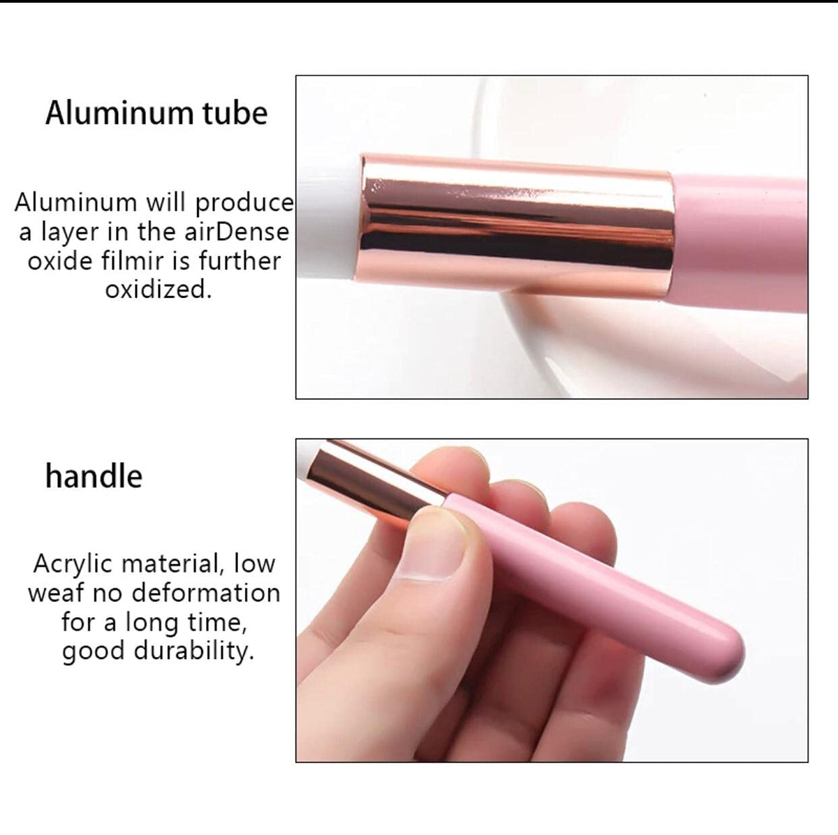 Cosluxe 2 PCS Eyelash Cleaning Brushes - Image 4
