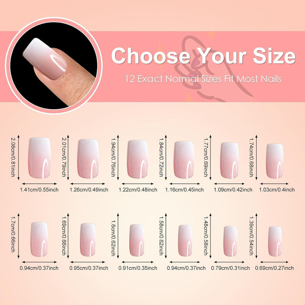 NAILWIND 120 Pcs Soft Gel Nails | Medium Round Artificial Nails Extensions | Combo in 5 Colors With Glue Stickers | Acrylic Nails Press ons for Women Girls (08) - Image 6