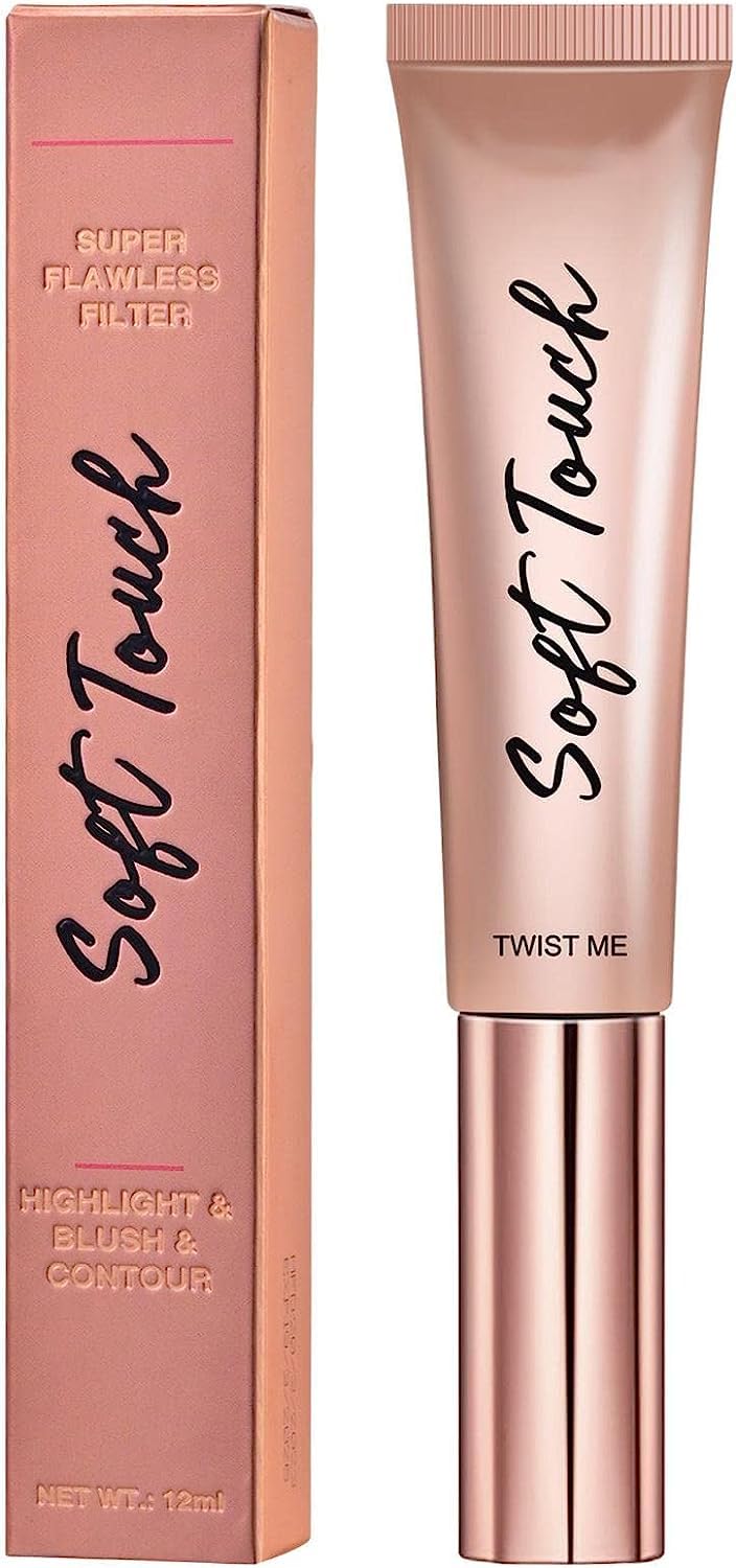 My Colors Liquid Highlighter Stick with Cushion Applicator, Soft Touch Long Lasting Natural Matte Finish, Silky Cream Face Highlighter and Contour Bronzer Stick (H2) - Image 3