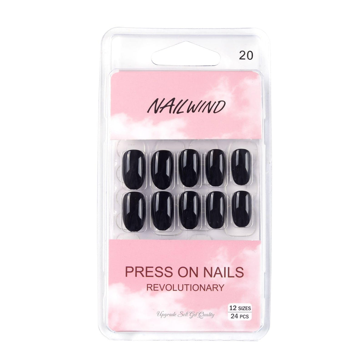 NAILWIND 24 Natural French Short False Nails Acrylic Full Cover Nails,Natural Fake Nails Delicate & Comfortable for Women and Girls (N20, 24 Count -Pack of 1) - Image 5