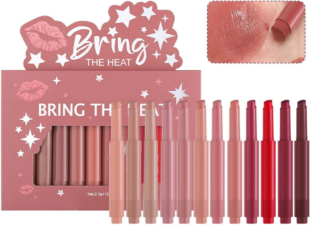 My Colors Matte Lipstick Set - Pack of 12 for Women and Girls, Vivid shades, velvety finish, Lipsticks and long-lasting charm in every swipe. Highly Pigmented Moisturizing Waterproof - Image 3