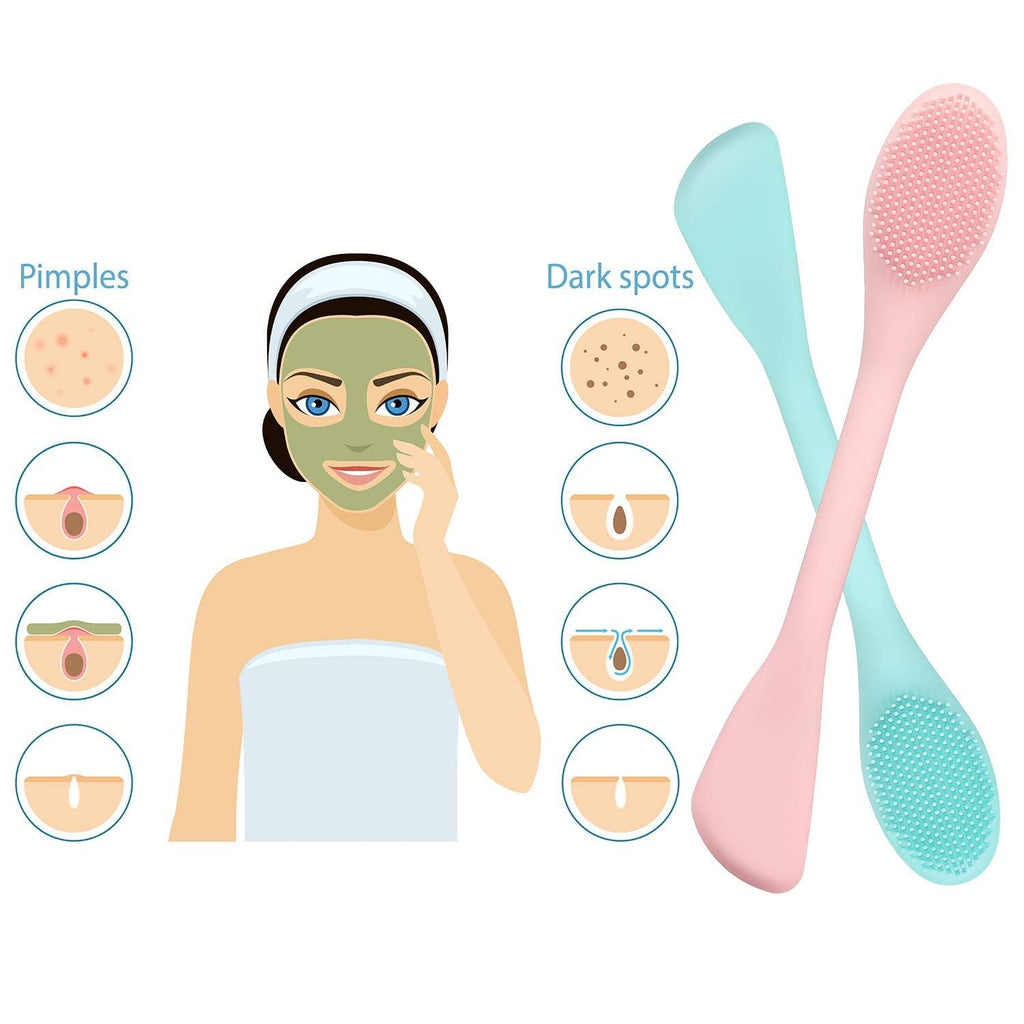 Cosluxe Silicone Face Mask Brush Double-head - Image 2