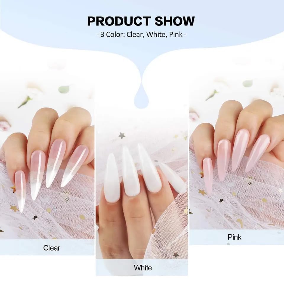 NAILWIND Acrylic Powder Set, 30g Professional Acrylic Nail Powder System for Acrylic Nails Extension,Nail Art (CLEAR, Pack OF 1) - Image 6