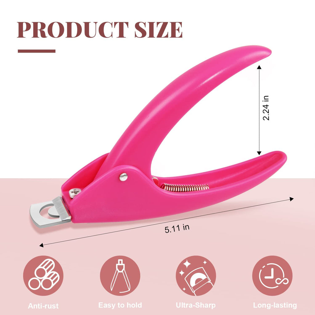 NAILWIND Acrylic Nail Clipper, Acrylic Nail Cutter Fake Nails Clippers False Nails Cutter Nail' Tip Clipper Artificial Nail' Clipper Nails Tip Trimmer For Artificial Nail; Art Manicure Tools 1 PCS - Image 2