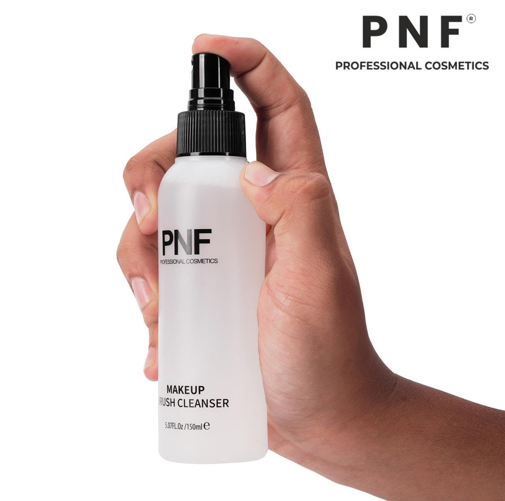 PNF PROFESSIONAL Makeup Brush Cleanser | No-Wash Formula | Easy to Use, for Brushes, Sponges, and Face Cleanser Brushes | Makeup Brushes | 150ml - Image 3