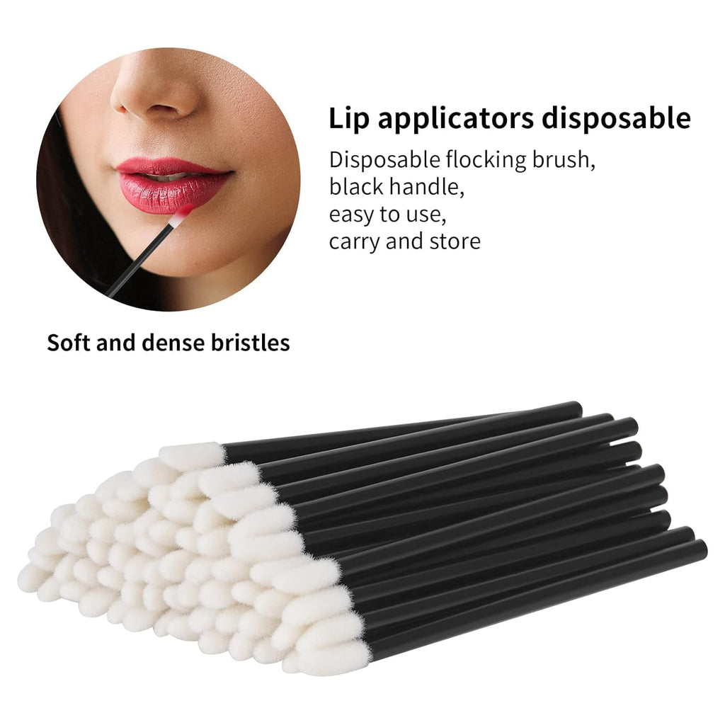 COSLUXE Lip Brush, Lip Applicator/Disposable Makeup Lips Brushes, Lip's Wands Lips; Brush Applicators Lipstick Brush Lips Gloss Applicators Mascara Brush Makeup Tool, 12 - Pcs - Image 3