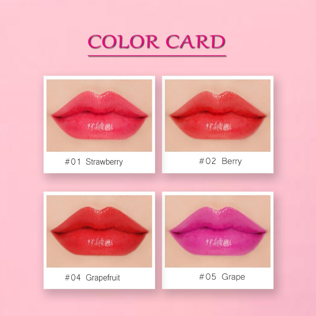 COSLUXE x Daroge 3Pcs Dear Darling Water Tint Gel Luminous Lip & Cheek Tint, Lip/Eye/Cheek 3 in 1 Lip Gloss, - Image 6