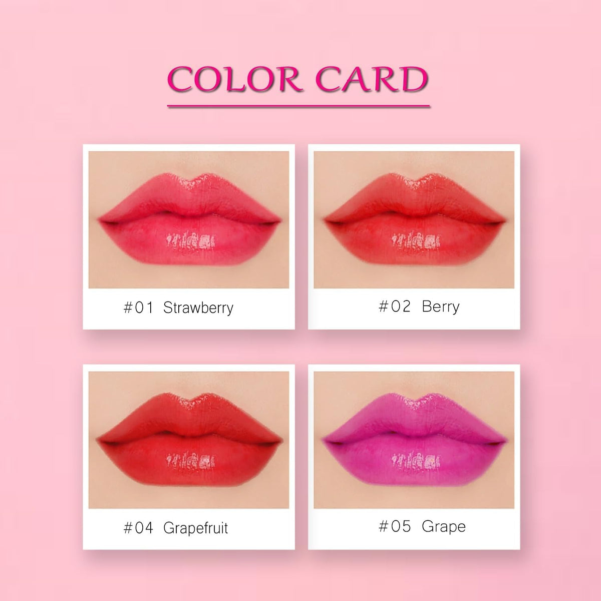 COSLUXE x Daroge 3Pcs Dear Darling Water Tint Gel Luminous Lip & Cheek Tint, Lip/Eye/Cheek 3 in 1 Lip Gloss, - Image 6