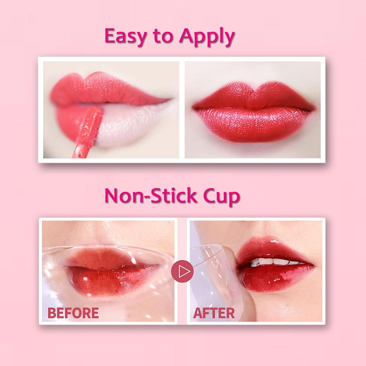 COSLUXE x Daroge 3Pcs Dear Darling Water Tint Gel Luminous Lip & Cheek Tint, Lip/Eye/Cheek 3 in 1 Lip Gloss, - Image 5