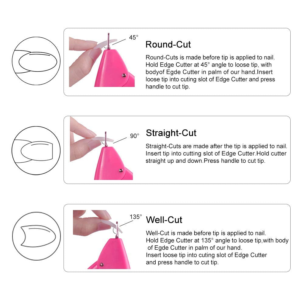 Cosluxe Acrylic Nail Clipper, Acrylic Nail Cutter Fake Nail Clippers False Nails Cutter Nail Tip Clipper Artificial Nail Clipper Nails Tip Trimmer For Artificial Nail Art Manicure Tools 1 PCS - Image 5