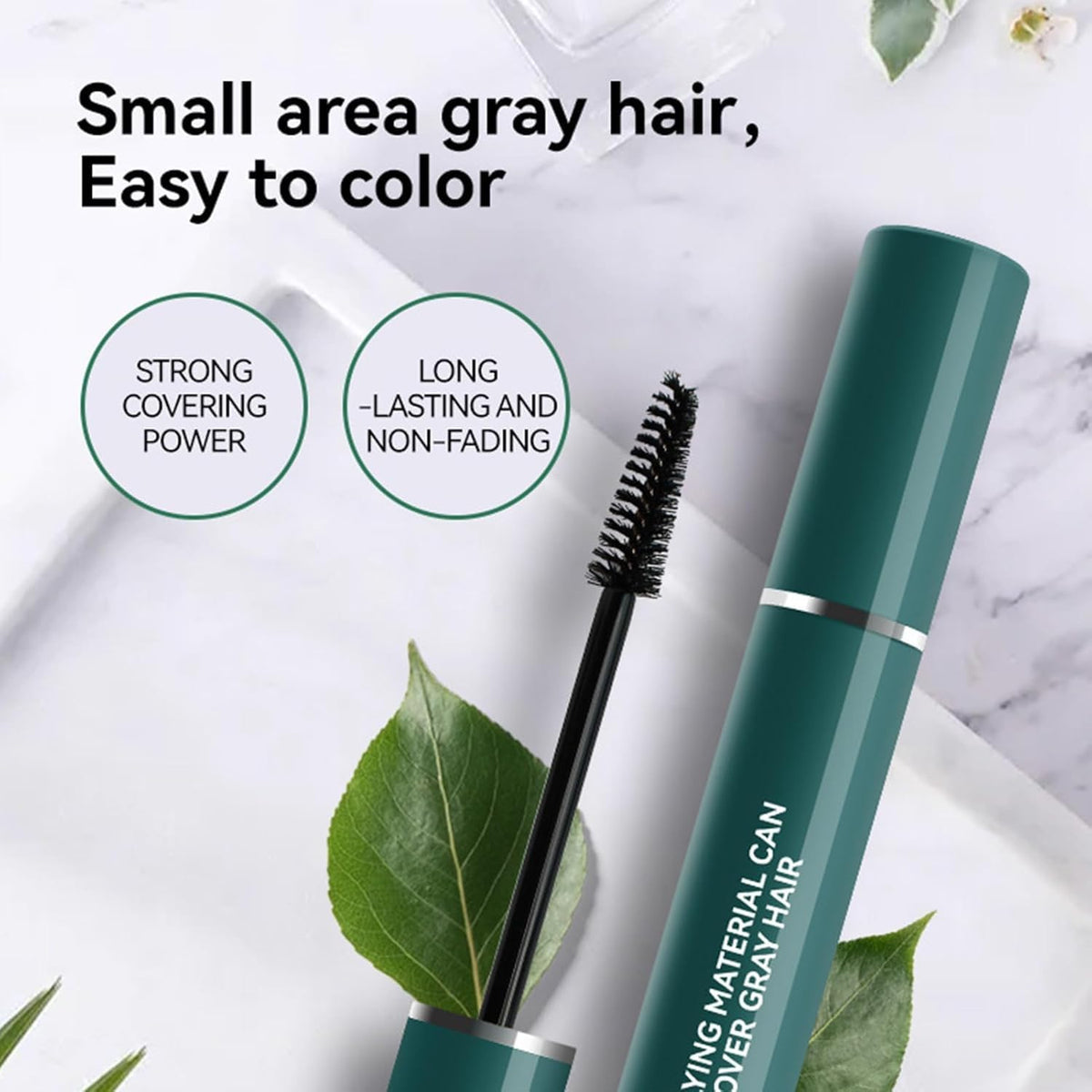 My Colors x Gray Hair Touch Up Stick for grey hair 14ml | Instant Gray Coverage | Semi Permanent | Black Color | Brown colors | Smudge-Proof & Long-Lasting | Ideal for All Hair Types -02 - DARK BROWN - Image 2