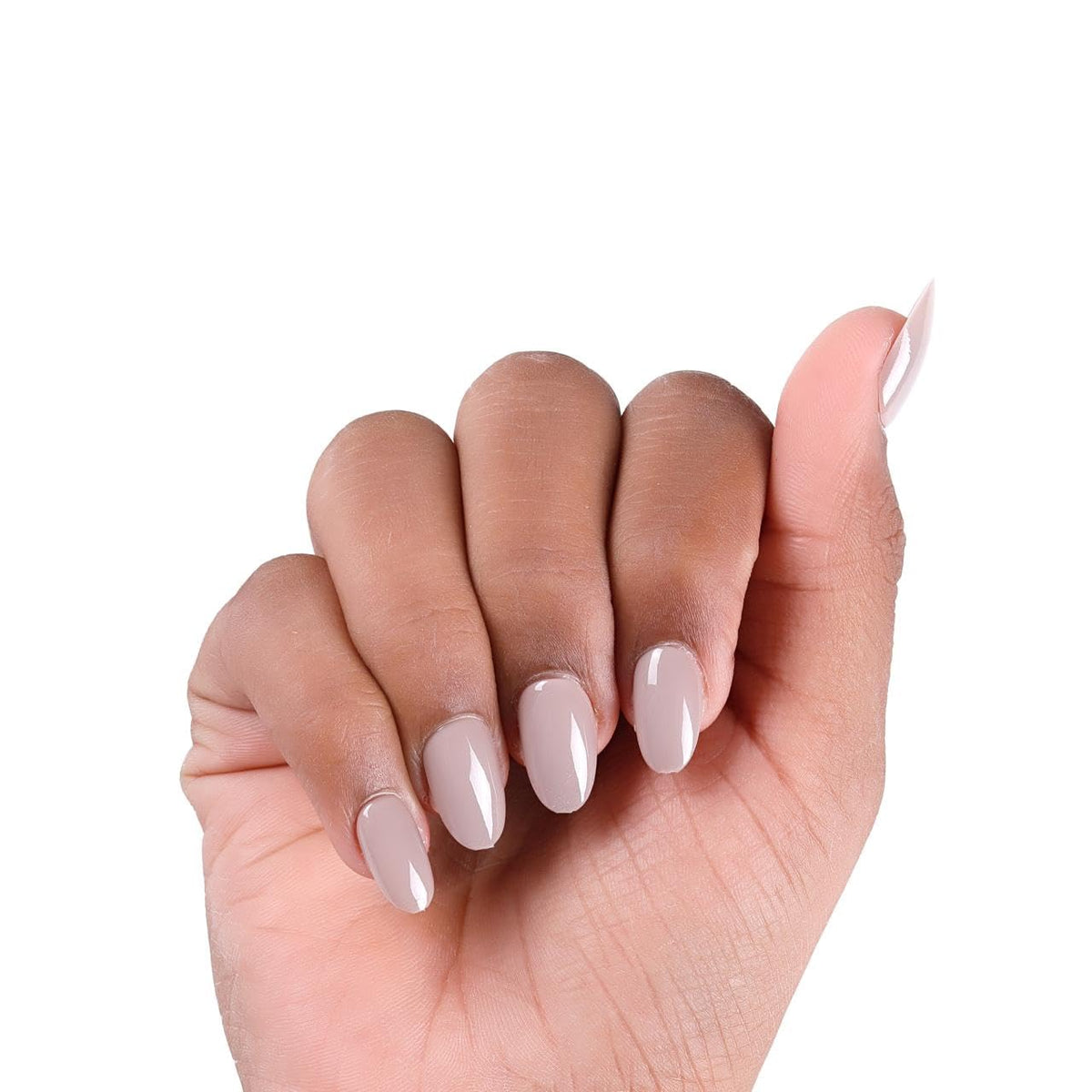 NAILWIND 24 Natural French Short False Nails Acrylic Full Cover Nails,Natural Fake Nails Delicate & Comfortable for Women and Girls (N03, 24 Count -Pack of 1) - Image 4