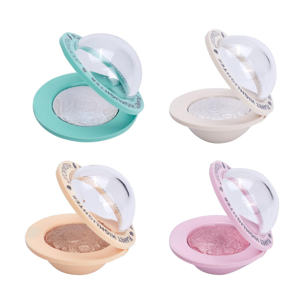 HUDAMOJI Planet Highlighter Collection, 4 Shimmering Shades, Cream Formula (rainbow, 5g) - Image 5