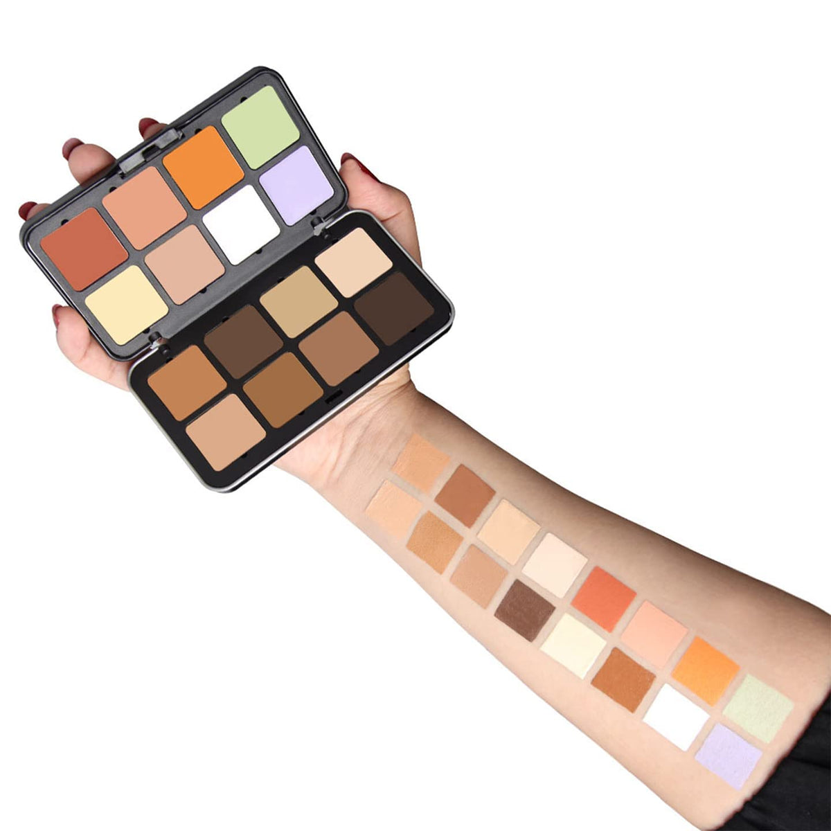 My Colors 16 Color Camouflage Hd Palette Concealer Color Corrector Palette, Multipurpose Creamy, Lightweight Easy-To-Blend For Long Lasting Natural Finish Perfect Look - Image 3
