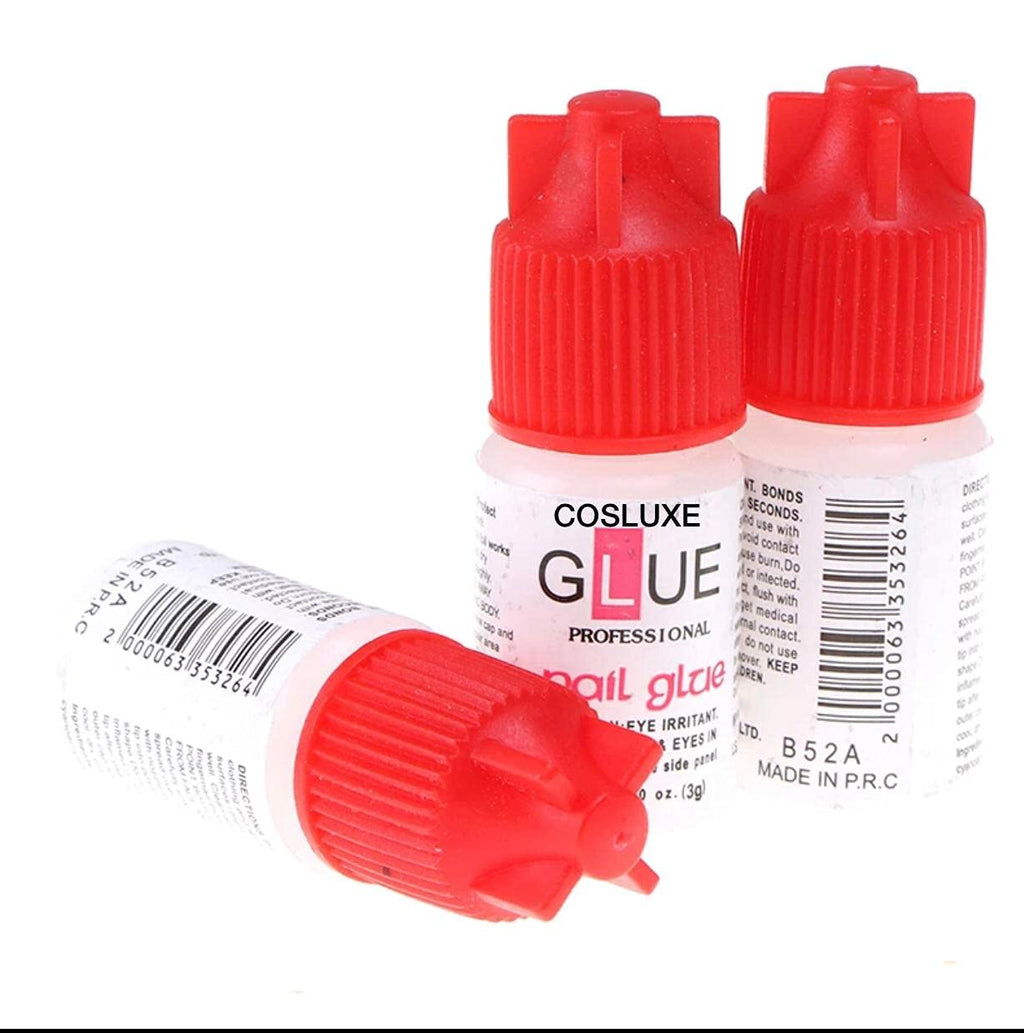 Cosluxe Professional Strong Nail Glue for Fake Nails - Nail Tips 3g (Pack of 3) - Image 7