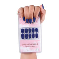 NAILWIND 24 Natural French Short False Nails Acrylic Full Cover Nails,Natural Fake Nails Delicate & Comfortable for Women and Girls (N35, 24 Count -Pack of 1)