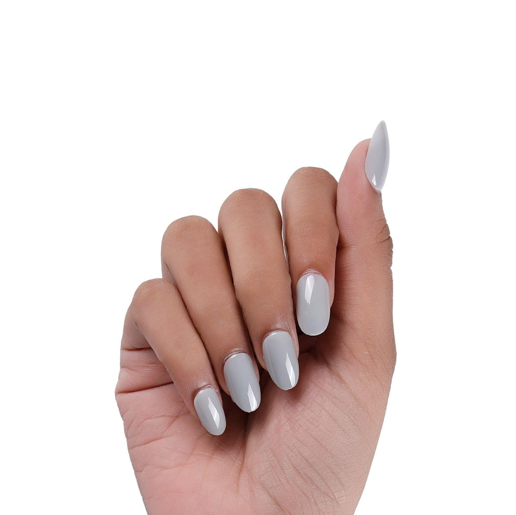 NAILWIND 24 Natural French Short False Nails Acrylic Full Cover Nails,Natural Fake Nails Delicate & Comfortable for Women and Girls (N25, 24 Count -Pack of 1) - Image 4