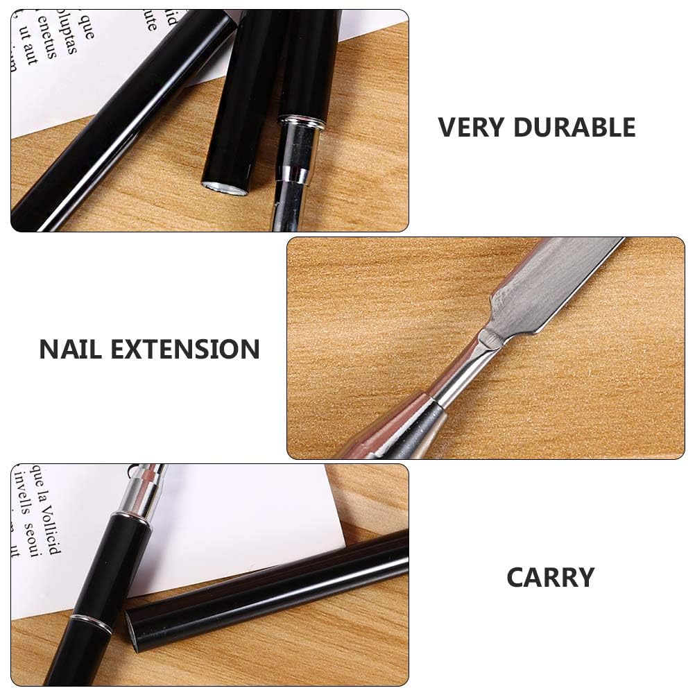 NAILWIND PolyGel Brush and Picker Brush tool for UV Poly Gel, Dual-Ended Poly gel Nail Brush & Picker, 2 in 1 Designs Poly gel Nail Brushes, Stainless Steel Gel Nail Brush Poly gel Slice Tool for Poly Gel UV Gel Acrylic Nails Extension 1- PCS - Image 9