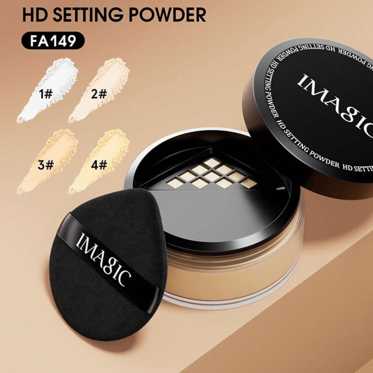 Imagic PROfessional Super Matte Loos Powder 28g, Translucent Powder (01) - Image 2