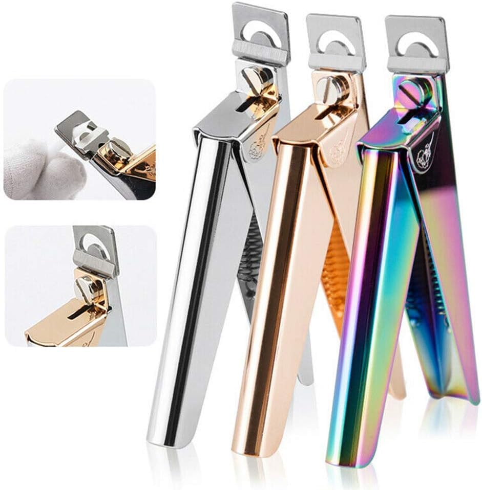 NAILWIND Acrylic Nail Clipper, 1 Pcs Professional Gel False Nails Tips Cutter, Fake Nail Clippers, Cutter Trimmer Stainless Steel Manicure Nail Art Tools (GOLD) - Image 8