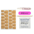 NAILWIND Press On Nail Kit with Glue & Adhesive Tabs – Nail Prep Kit with Mini File, Cuticle Sticks & Prep Pads | Long Lasting Fake Nails Tools for Beginners & Salon Use