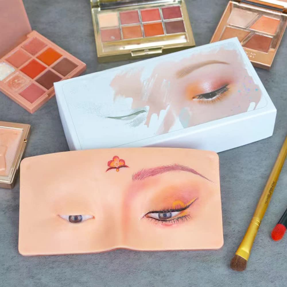 COSLUXE Silicone Makeup Practice Face Board, Face - Practice Skin Board,for Makeup Practice Skin Face Eye Makeup for Beginner Makeup Artist The Perfect 1 PCS - Image 4
