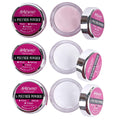 NAILWIND Acrylic Powder Set, 30g Professional Acrylic Nail Powder System for Acrylic Nails Extension,Nail Art (Pink, White, Clear, Pack Of 3)