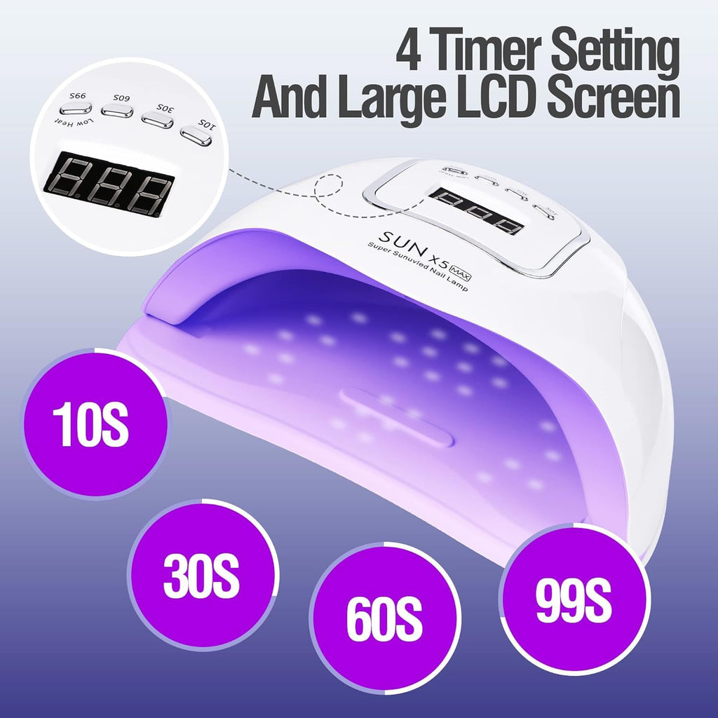 NAILWIND UV LED Gel Nail Lamp,Professional 48W UV Nail Light for Gel Polish Fast Curing with 24 Lamp Beads, Lightweight LED Gel UV Nail Dryer for Salon Home - Image 9