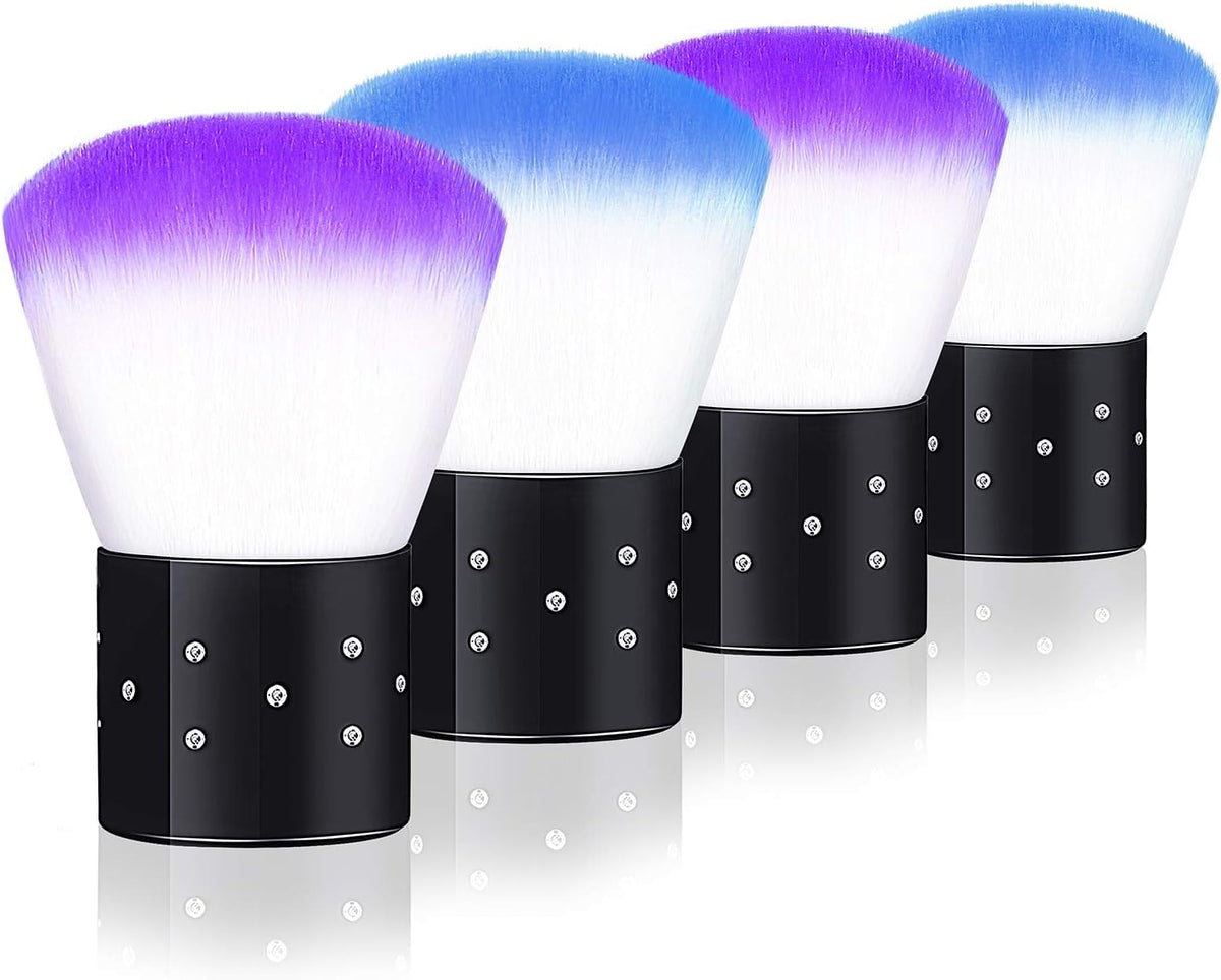 NAILWIND Nail Dust Brush Colorful Soft Kabuki Cleaner Brush for Makeup 1 - Pieces