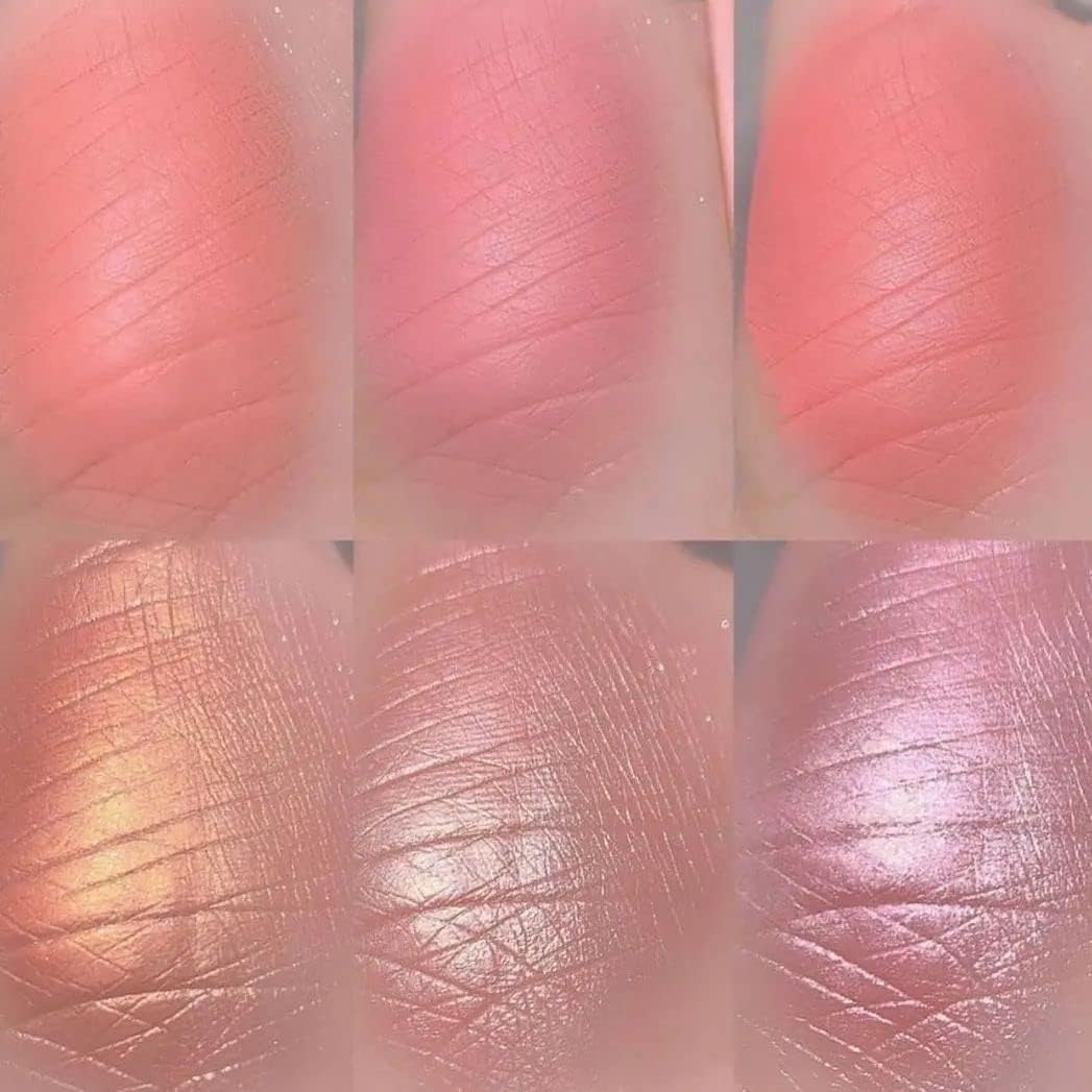HUDAMOJI Blush Highlighter Palette | 6 Color Matte Shimmer Blusher Face Makeup | Bellini Blusher Palette | 36g - Image 4
