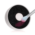 COSLUXE Makeup brush cleaner Makeup Brush Tool - Makeup Brush Quick Cleaner Sponge - Removes Shadow Color from Your Brush White and Black