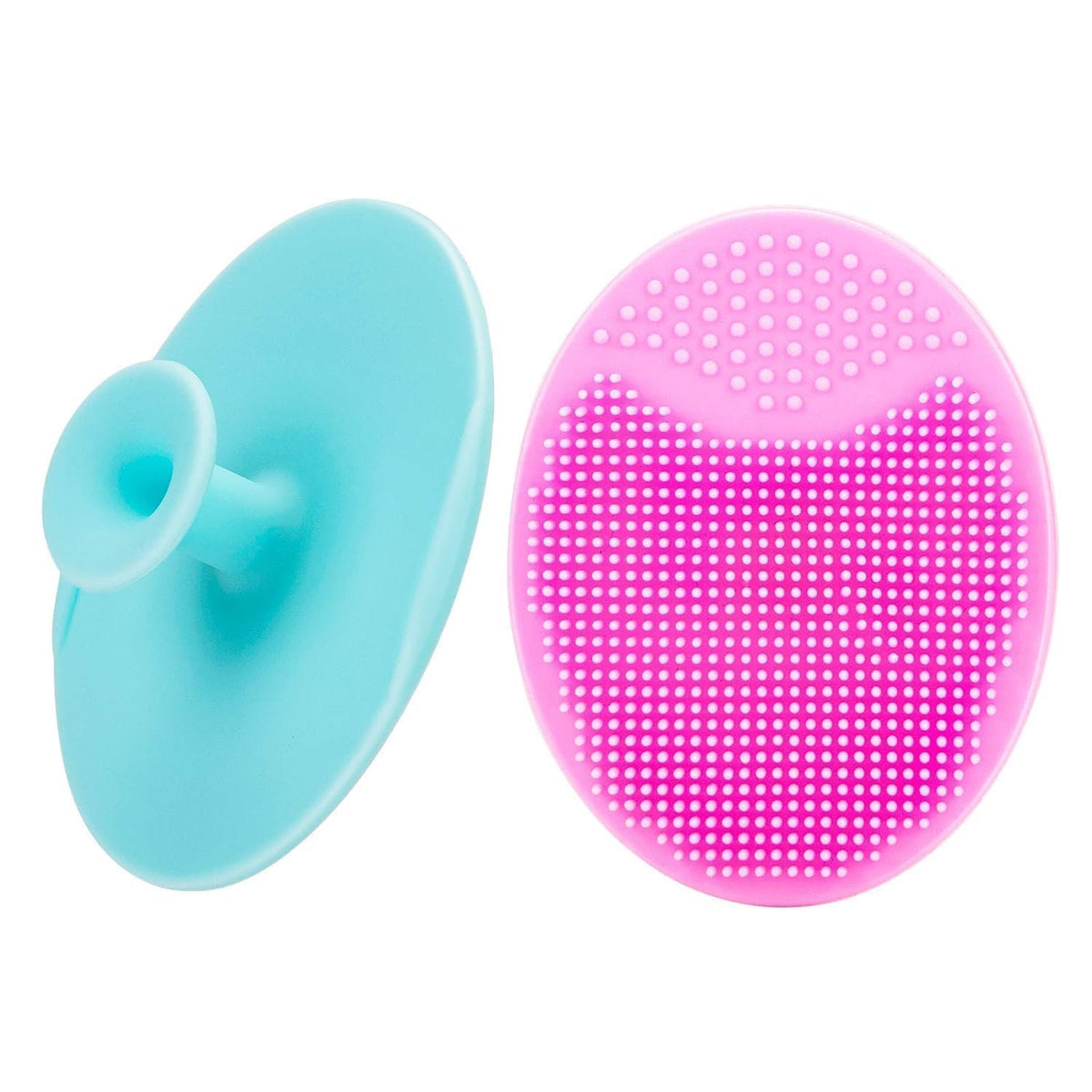 My Colors Facial Cleansing Brush | Soft Silicone Face Scrubber | Facial Exfoliation Scrub for Massage Pore Cleansing Blackhead Removing Deep Scrubbing for All Kinds of Skins women & girls (4pcs) - Image 3