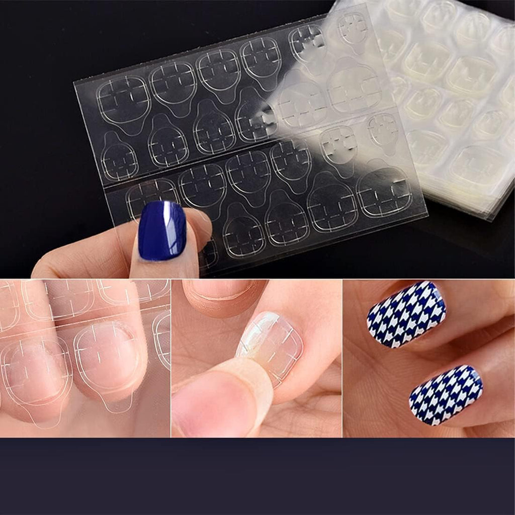 My Colors Double Side Glue Sticker | Press on Nail Sticky Tabs | Waterproof False Tips | Jelly Adhesive Tabs (12 - Sheets, 288) - Image 6