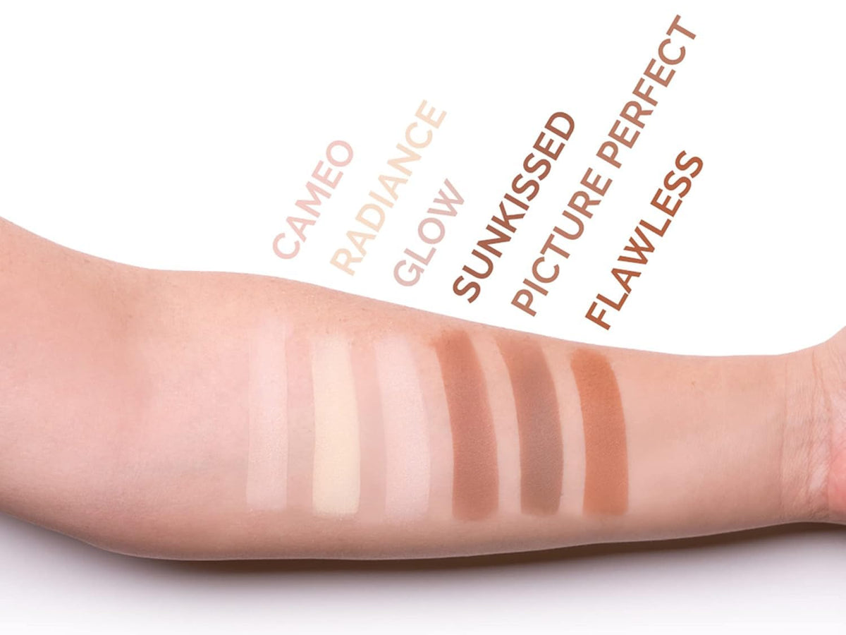 PNF PROFESSIONAL Contour Kit, Oil Control, Contouring and Highlighting Powder Palette 22.8g - Image 4
