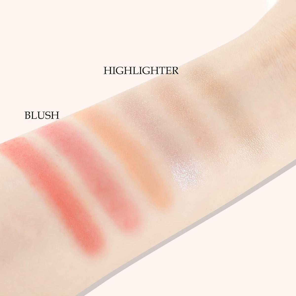 HUDAMOJI Blush Highlighter Palette | 6 Color Matte Shimmer Blusher Face Makeup | Bellini Blusher Palette | 36g - Image 8