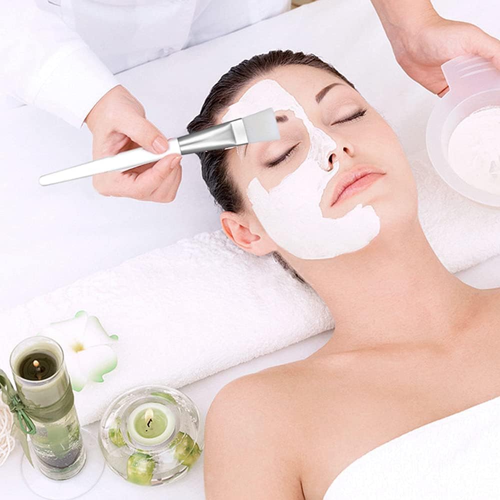 Cosluxe Professional Soft Brush, Face Pack Brush Pack of 12, Facial Brushes Soft Hair Facial Mud Mask Applicator Multifunctional Brushes for Face Mask - Image 5