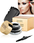 COSLUXE IMAGIC Gel Eyeliner, Long Lasting Waterproof Matte Eyeliner Cream Gel, High-Intensity Pigments Smudge-Proof Eye Liner,Makeup Gift for Women Girl (BLACK)