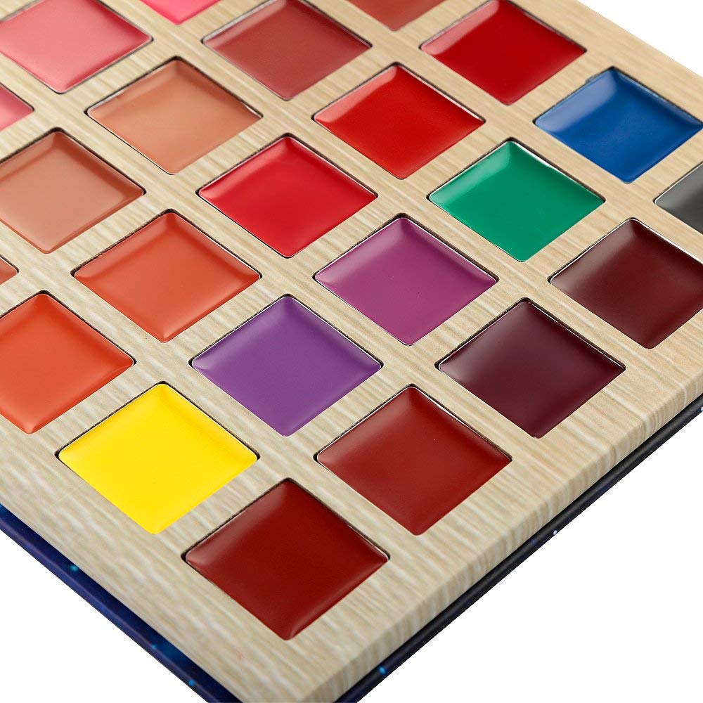COSLUXE x DELANCI Lipstick Palette, 25 Color Lip Palette, Soft Moisturizing Long Lasting Smudge Proof Matte Lipstick Set, Multishade Cream Lip Gloss Makeup Palette Professional Cosmetic Lip - Image 4