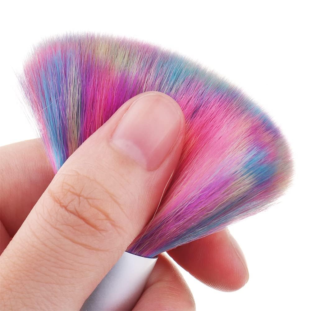 NAILWIND Color Soft nail Cleaner Brush, Mini Nail Art Dust Makeup Remover Brush, Soft Kabuki Cleaner for Makeup, - Image 5