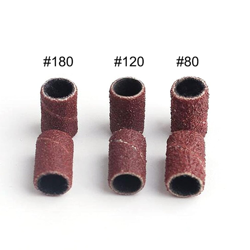NAILWIND Nail Drill Bits, Sanding Bands 100 Pcs 180# fine Grit Efile Sand Set Size Electric File Nail Bits for Manicures and Pedicures Care Nail Tools - Image 5