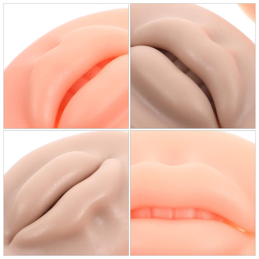 COSLUXE Silicone Practice Skin for Lips - Easy To Use With Tooth Shape for Lipsticks and Face Makeup - Tools 1 Pcs - Image 4